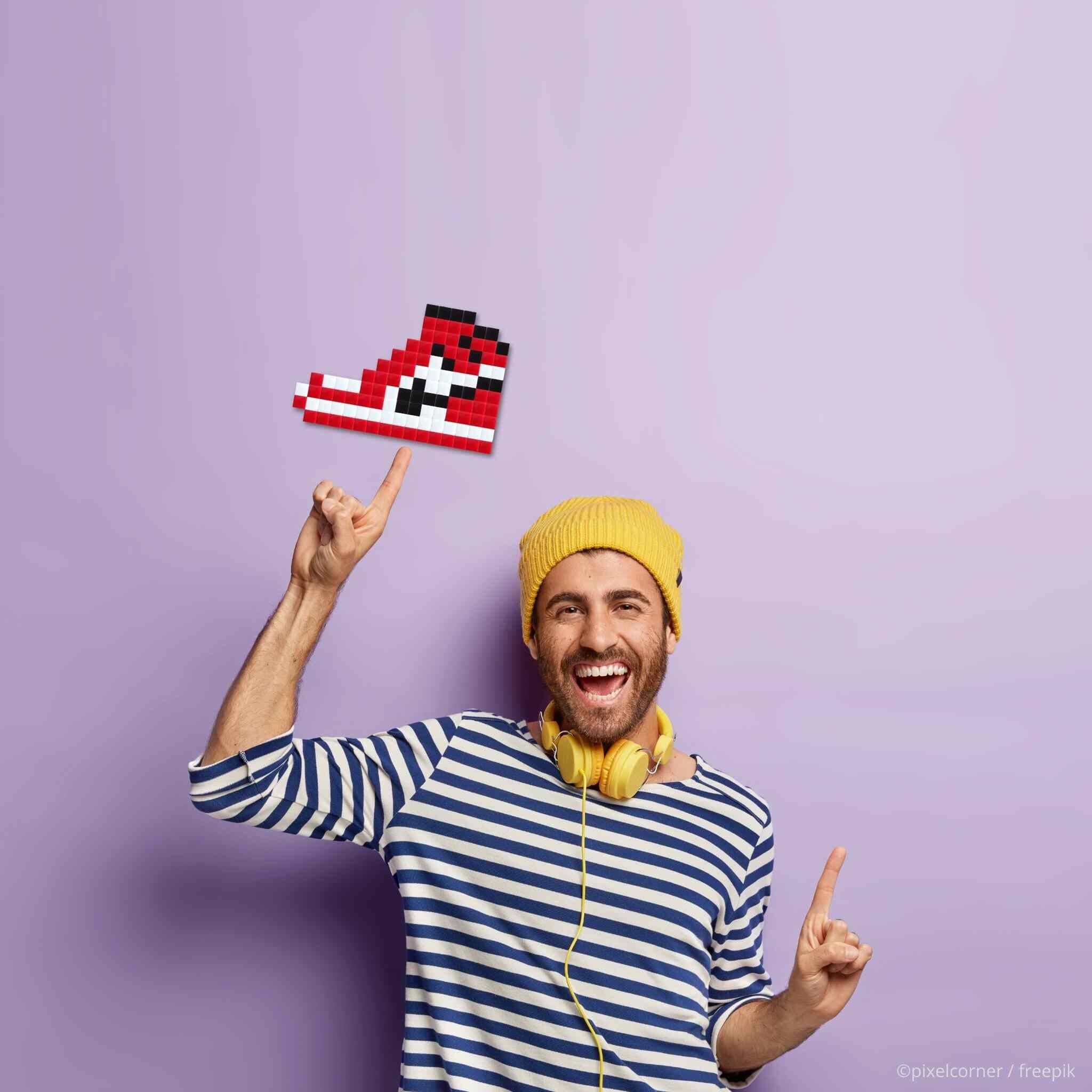 La Sneaker(s) - Art kit mosaïque Pixel Corner